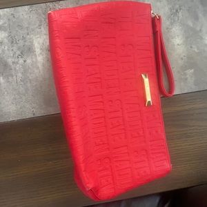 Red small hand bag